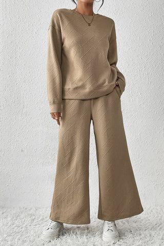 Victoria Elegant Textured Two Piece Sets