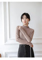 Adalyn Half Turtleneck Bottoming Spring Long Sleeved Tops - Vestir en Moda