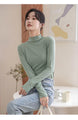 Adalyn Half Turtleneck Bottoming Spring Long Sleeved Tops - Vestir en Moda