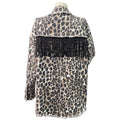 Adelaine Leopard Loose Cotton Animal Printed Jacket - Vestir en Moda