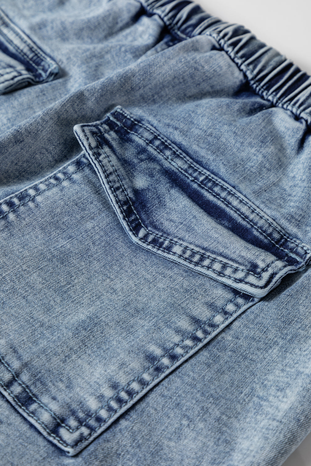 Abigail Drawstring Elastic Waistband Jeans