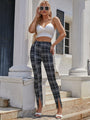 Ainsley Wide Leg High Waist Drooping Loose Straight Casual Pants - Vestir en Moda