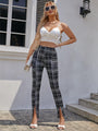 Ainsley Wide Leg High Waist Drooping Loose Straight Casual Pants - Vestir en Moda
