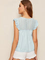 Alaia Spring Summer Hollow Out Cutout Embroidery Blouse - Vestir en Moda