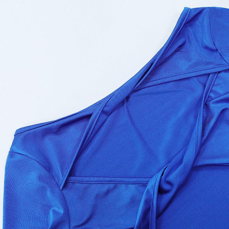 Alba Explosion off Neck Chest Hollow Out Tops - Vestir en Moda