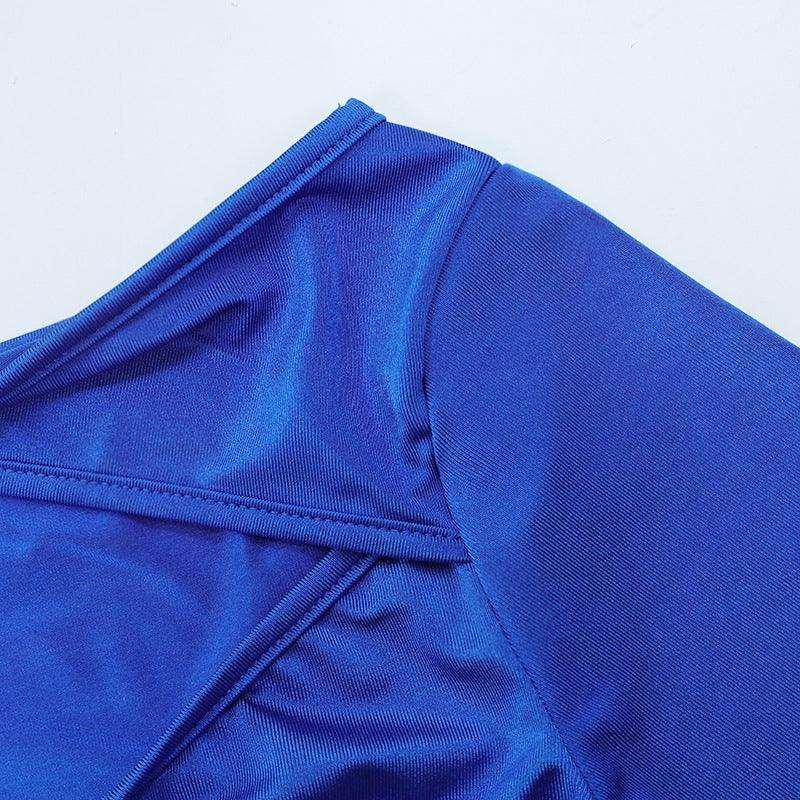 Alba Explosion off Neck Chest Hollow Out Tops - Vestir en Moda