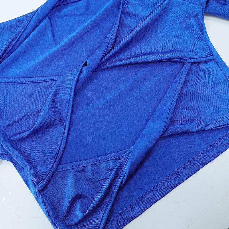 Alba Explosion off Neck Chest Hollow Out Tops - Vestir en Moda