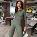 Alba Women Winter Slimming Long Sleeves Leg Jumpsuits - Vestir en Moda