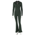 Alba Women Winter Slimming Long Sleeves Leg Jumpsuits - Vestir en Moda