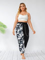 Alina Plus Size Trendy Ankle Tied Harem Summer Street Camouflage Pants - Vestir en Moda