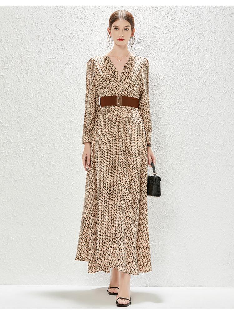 Alma Goddess Printed Waist Length Dresses - Vestir en Moda