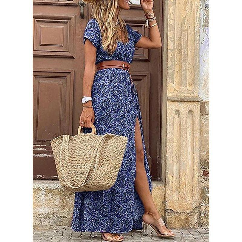 Amaia Print Dresses Women Elegant - Vestir en Moda