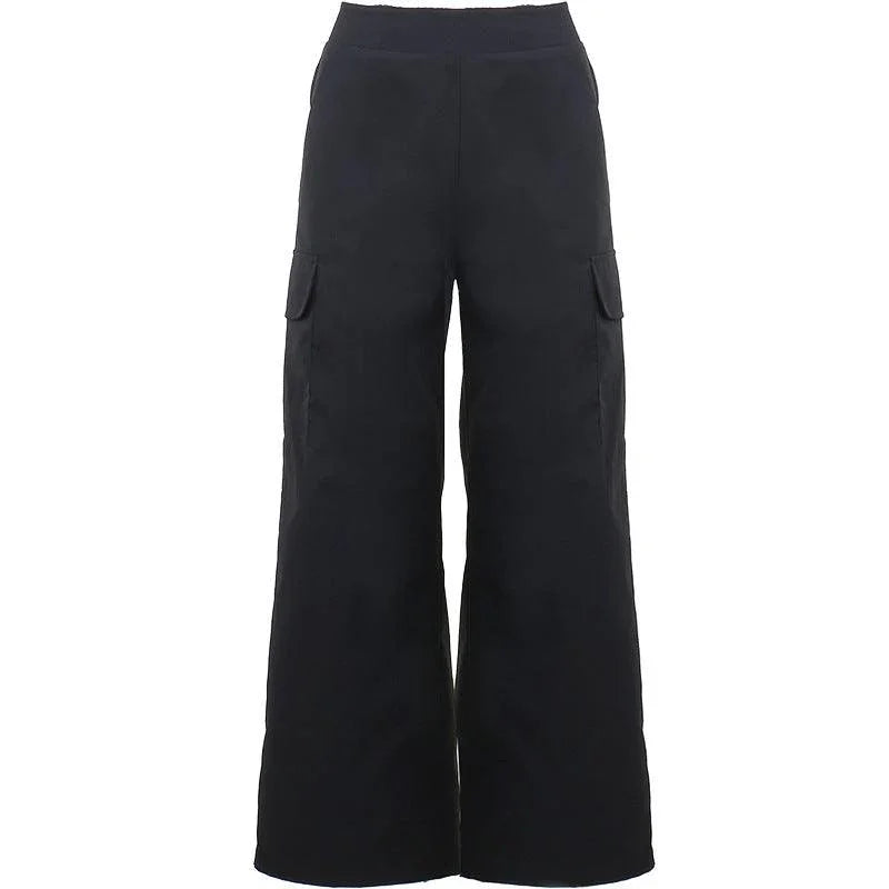 Amalia Versatile Casual Spicy Girl Straight Leg Wide Pants - Vestir en Moda