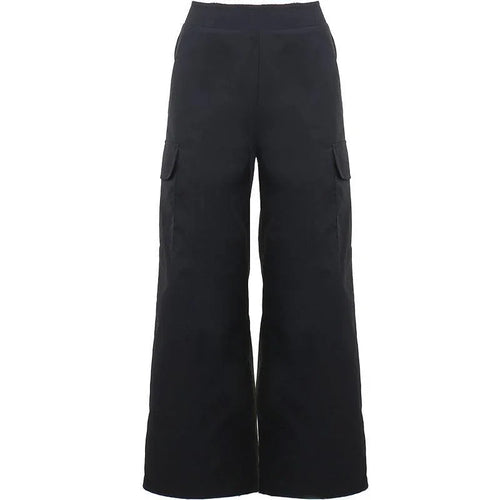 Amalia Versatile Casual Spicy Girl Straight Leg Wide Pants - Vestir en Moda
