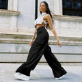 Amalia Versatile Casual Spicy Girl Straight Leg Wide Pants - Vestir en Moda
