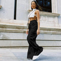 Amalia Versatile Casual Spicy Girl Straight Leg Wide Pants - Vestir en Moda