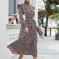 Amara Collar Long Sleeve Printed Maxi Dresses - Vestir en Moda