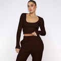 Amelia Autumn Winter Long Sleeved Women Two Piece Sets Casual - Vestir en Moda