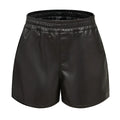 Amira Leather Shorts Casual Loose Shorts Bottoms - Vestir en Moda