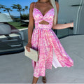 Amparo Summer Long Women Elegant Sleeveless Dresses - Vestir en Moda