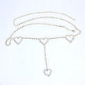 Anastasia Heart-Shaped Waist Body Chain Bridal Accessories - Vestir en Moda