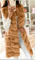 Anna Acrylic Thickened Long Section Plush Vest Fleece Coat - Vestir en Moda