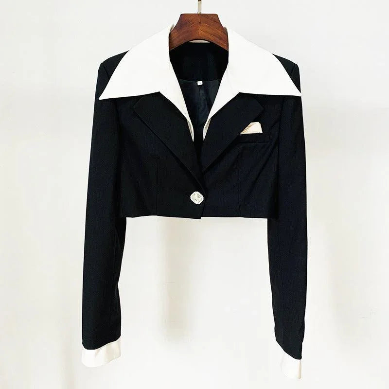Ava Elegant Matching Cropped Pleated Cotton Blends Two Pieces Set - Vestir en Moda