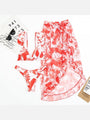 Ava Sexy Printed 3 Piece Beach Wear - Vestir en Moda