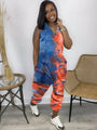 Azalea Fashion Tie Dye Sleeveless Jumpsuit - Vestir en Moda