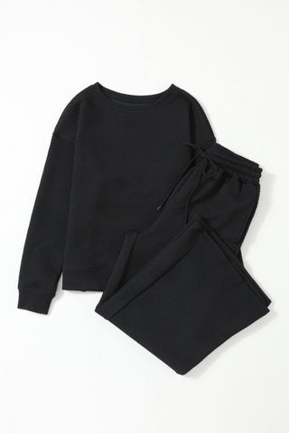 Victoria Elegant Textured Two Piece Sets