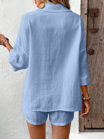Renata Pretty Button Detail Two Piece Sets
