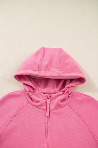 Martina Solid Zip Up Two Piece Sets