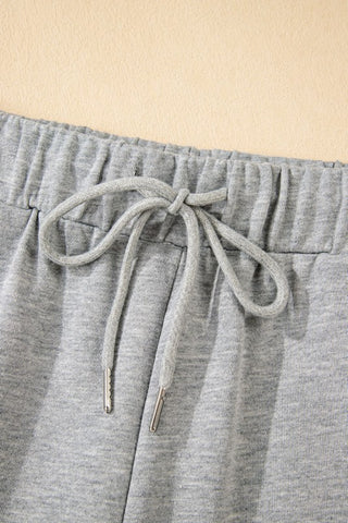 Veronica Stripe Drawstring Two Piece Sets