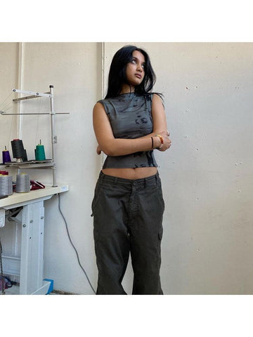 Babi Sexy Sleeveless Tops Tanks