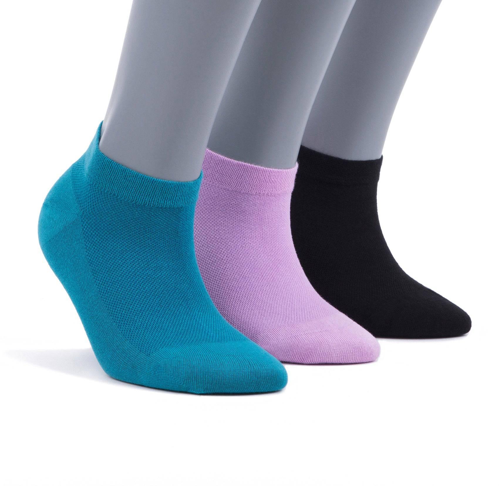 Women’s Bamboo Ankle Socks 3-Pack - 523