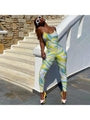 Basilia Printed Sleeveless Skinny Jumpsuits - Vestir en Moda