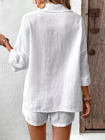 Renata Pretty Button Detail Two Piece Sets