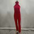 Belisa Elegant Turtleneck Pleated Women Sexy Jumpsuits - Vestir en Moda