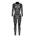Belisa Print Black Long Sleeve Sexy Women Jumpsuits - Vestir en Moda
