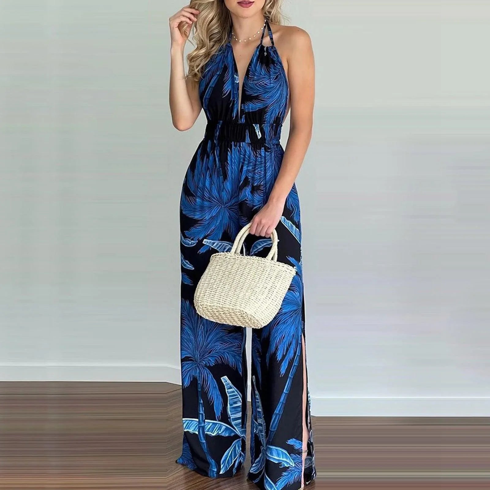 Berta Women Clothing Digital Printing Colorful Jumpsuits - Vestir en Moda