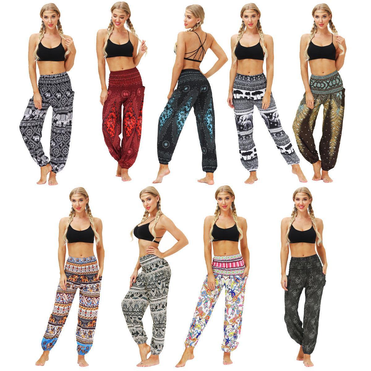 Boho Unique Women's Workout Printed Sexy Bottom - Vestir en Moda