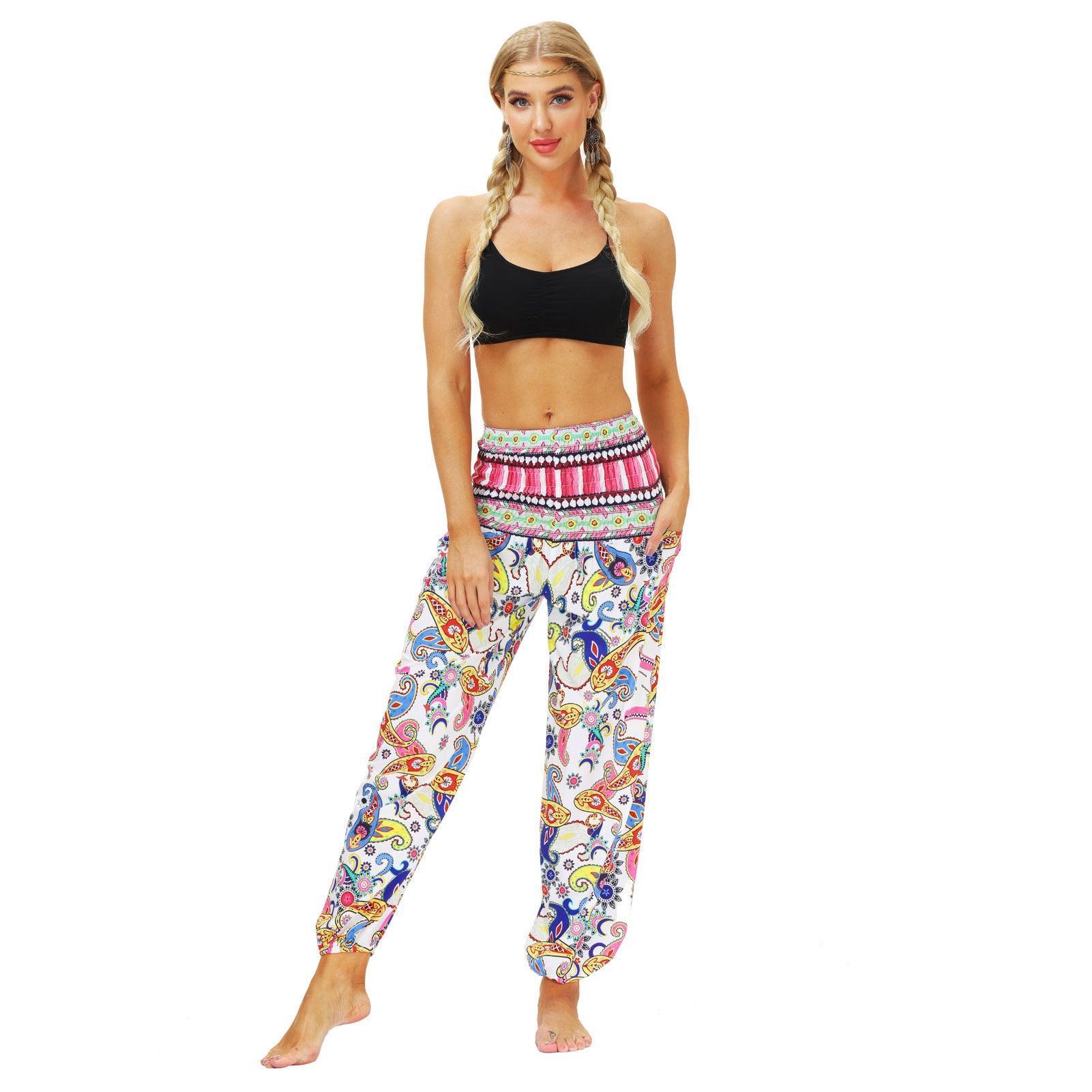 Boho Unique Women's Workout Printed Sexy Bottom - Vestir en Moda