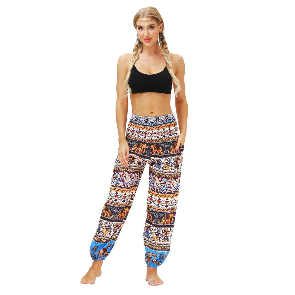 Boho Unique Women's Workout Printed Sexy Bottom - Vestir en Moda