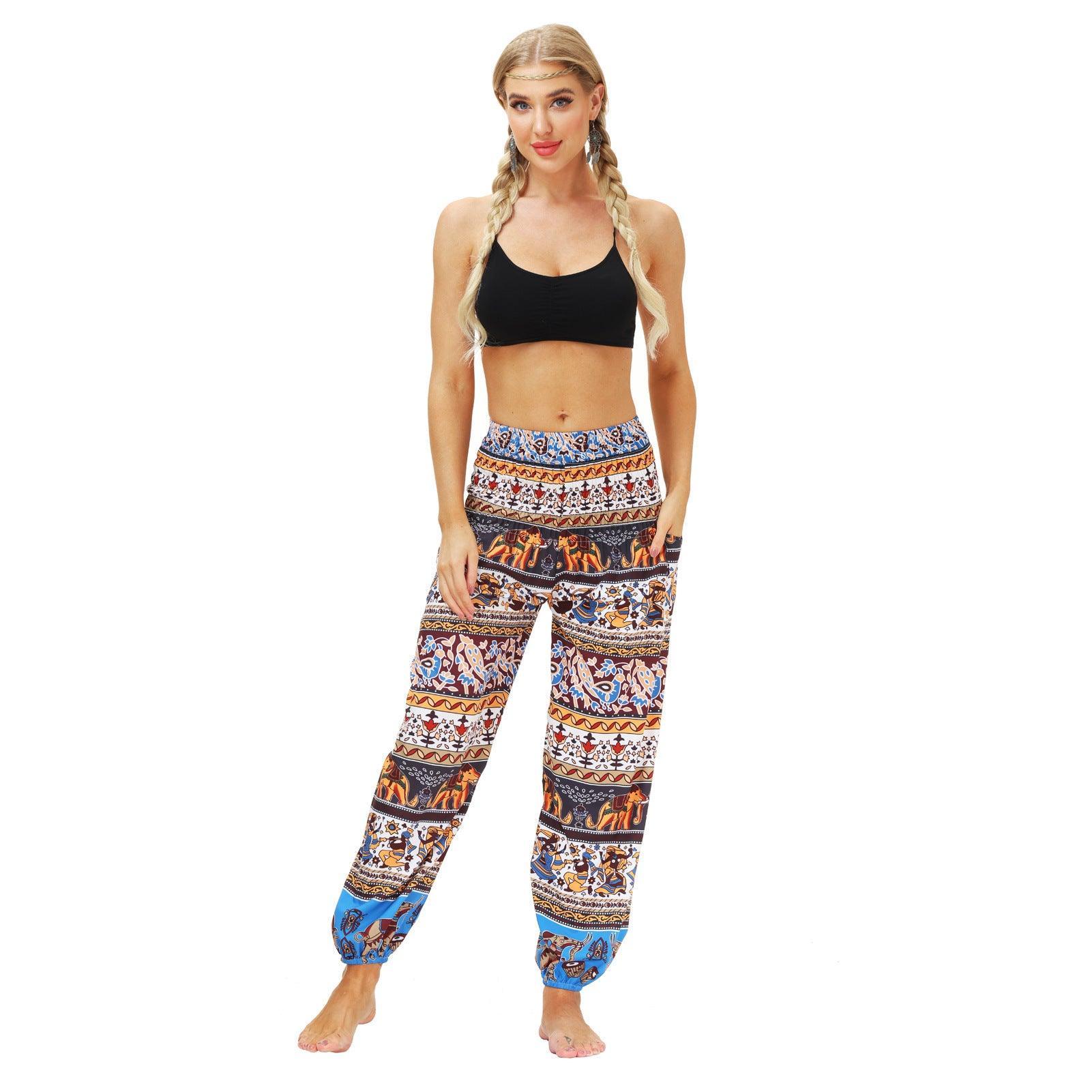 Boho Unique Women's Workout Printed Sexy Bottom - Vestir en Moda