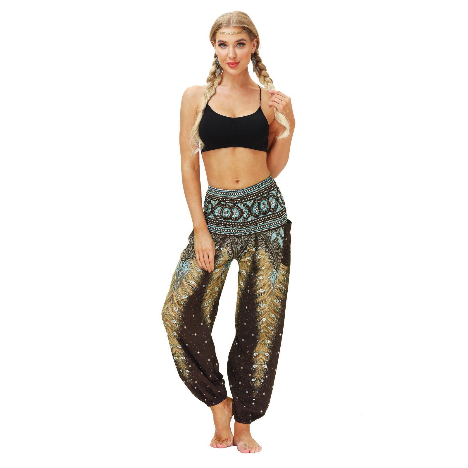 Boho Unique Women's Workout Printed Sexy Bottom - Vestir en Moda