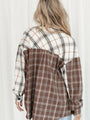 Brandy Mixed Plaid Soft Large Profile Loose Shirt - Vestir en Moda