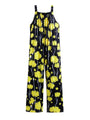 Briana Women Printed Square Neck Wide Jumpsuits - Vestir en Moda