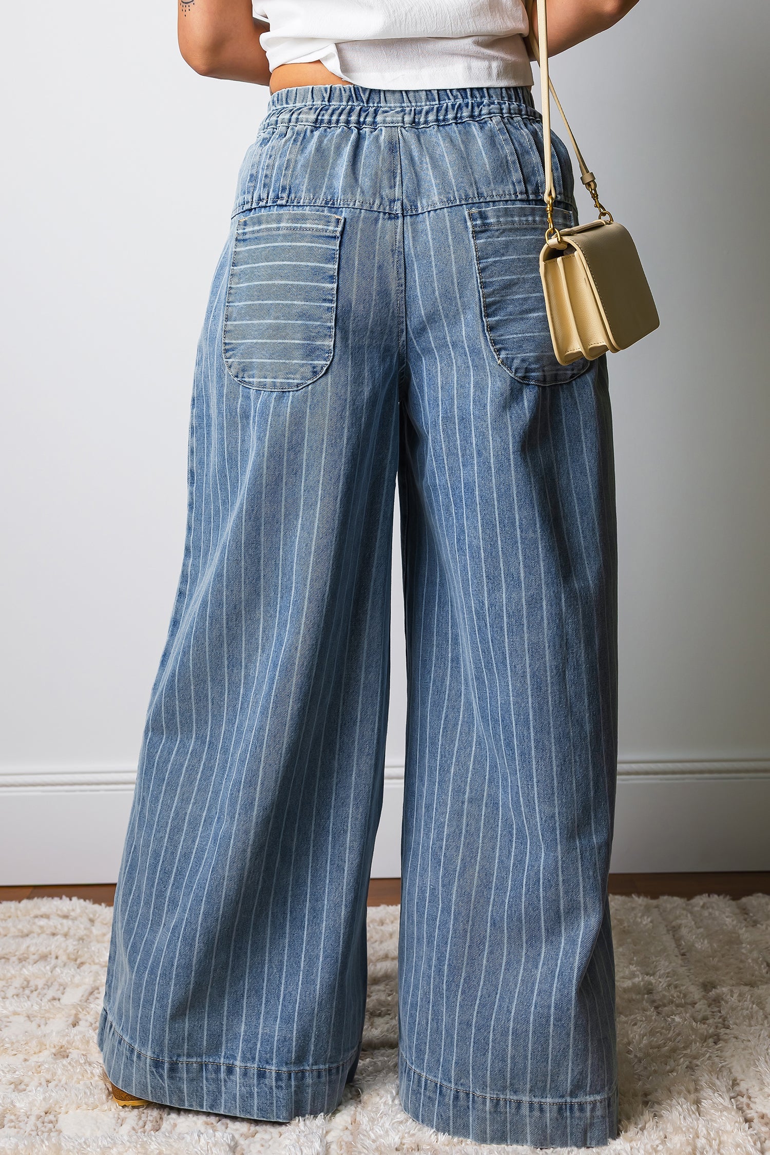 Sutton Casual Wide Leg Jeans