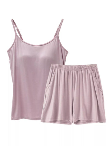 Ximena Modal Adjustable Strap Padded Two Piece Sets