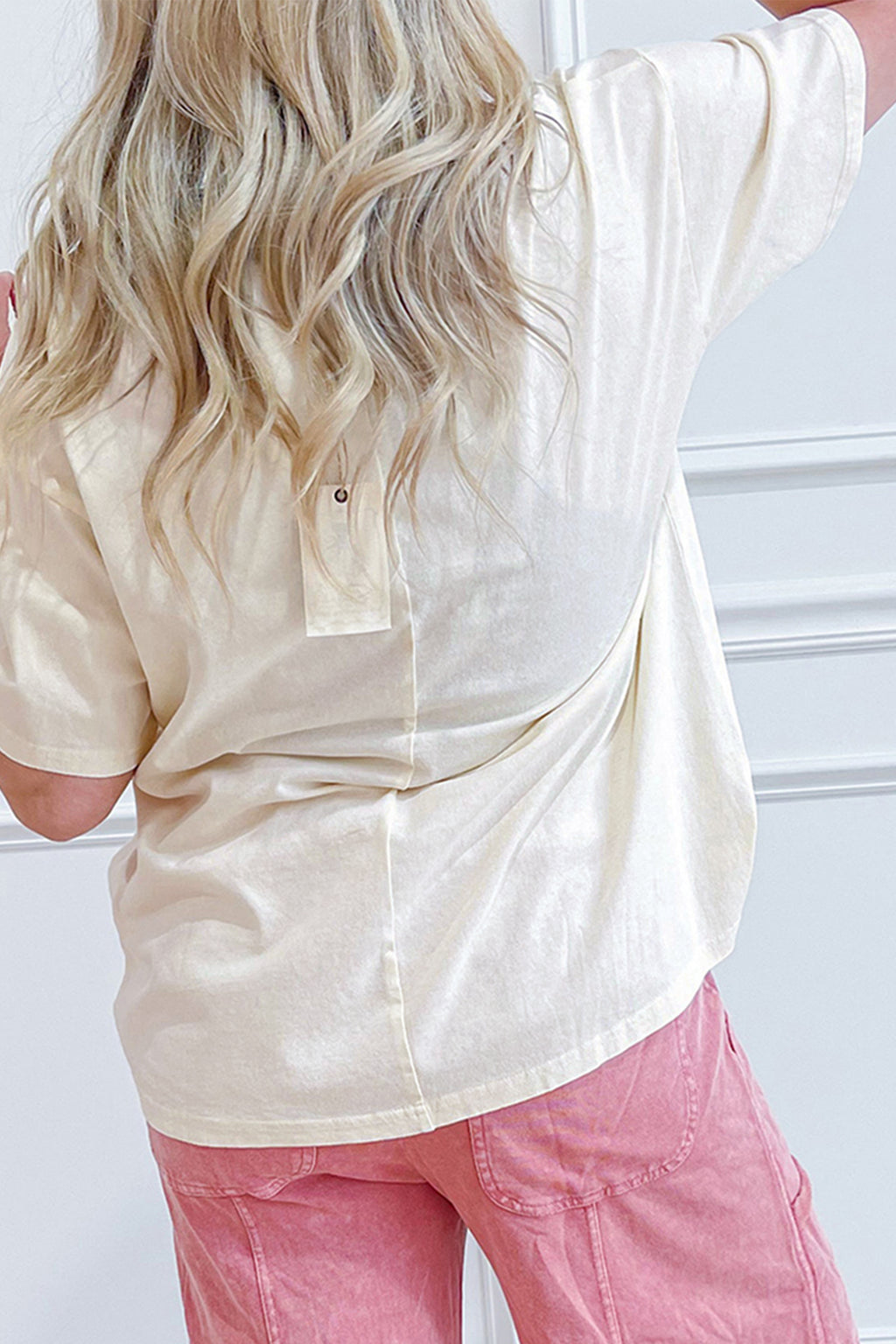Print Stud Detail Cotton